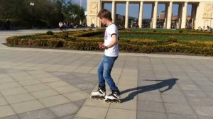 Лучшее торможение на роликах — Т-стоп | Школа роликов RollerLine Роллерлайн в Москве