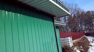 Самодельные откатные ворота.