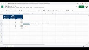 Google Sheets Beginner Tutorial