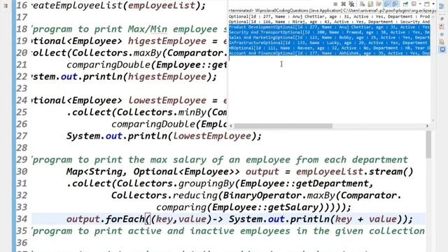 Wipro Java 8 coding questions with answers | Java 8 tricky Interview Questions  | #166