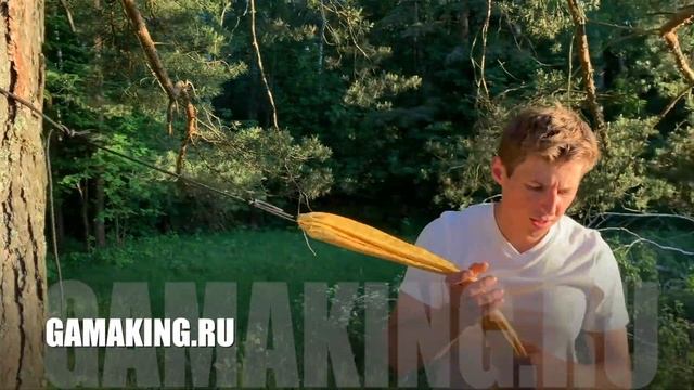 Как привязать гамак к дереву? смотреть онлайн