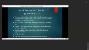 Lunchbox Lesson #1 - The St. Lawrence Seaway