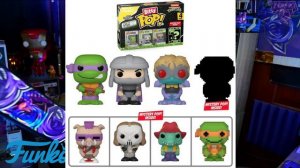 *NEW* Teenage Mutant Ninja Turtles Bitty Pop! TMNT Four-Pack + Mystery POP!