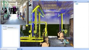 Работа с 3D моделью и облаком точек в среде AVEVA Review