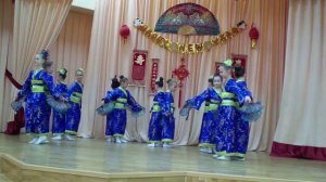 Китайский танец. Праздник  китайской  культуры в гимназии № 39 г.Уфа