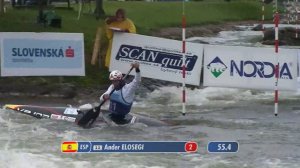 Ander Elosegi (ESP) - Semifinal C1M - 2016 ECA Canoe Slalom European Championships