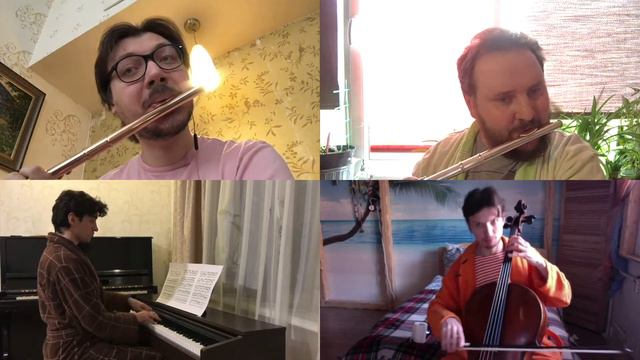 Bach BWV 1039, trio sonata G-dur, 1 movement смотреть онлайн