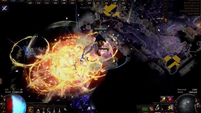 PoE Delve260 vs CI Purifying Flame HighSTR Chieftain Build 3.6