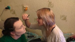 Из мальчика в девочку | MAKE-UP новогодний