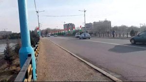 Худжанд Улица Мир Сирдарё Унвермаг февраль 2022 Амид