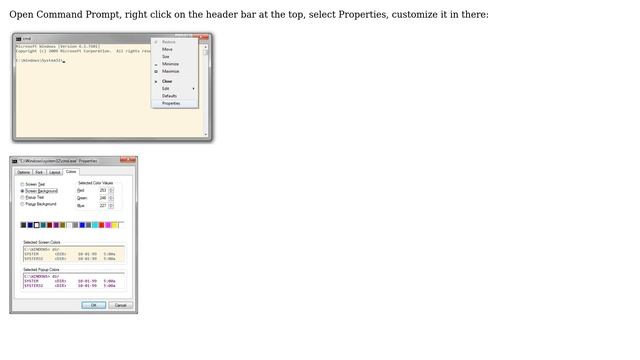 coloring Windows XP cmd.exe (7 Solutions!!) смотреть онлайн