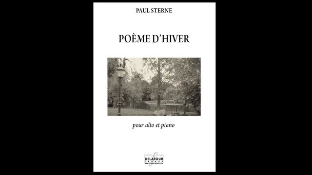 Paul Sterne - Poème d'hiver pour alto et piano смотреть онлайн