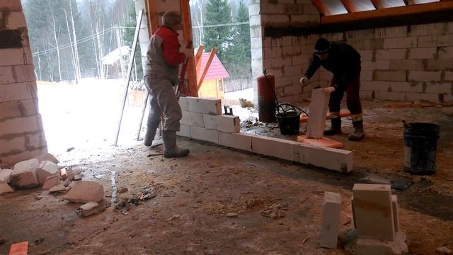 Кладка перегородок из газобетона своими руками /как сделать перегородку из газобетона смотреть онлайн