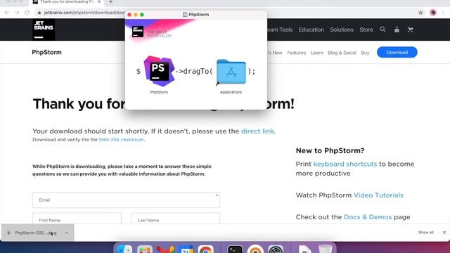 Install PhpStorm on Mac смотреть онлайн