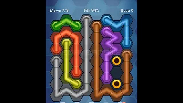 Pipe Lines Hexa Challenger Level 101-110 Solution смотреть онлайн