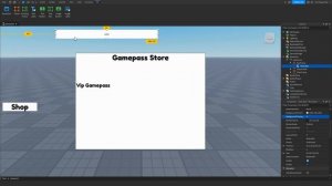 HOW TO MAKE A GAMEPASS SHOP ?️ Roblox Studio Tutorial