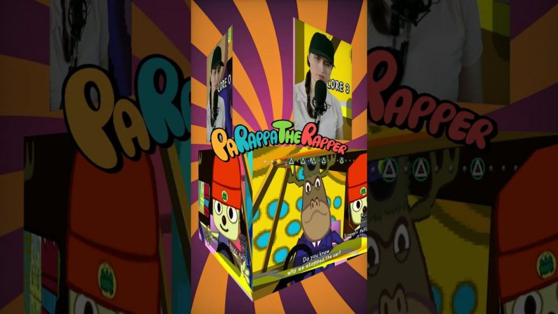 Суровый инструктор попался) PaRappa The Rapper на PSP #games #psp #rapper #ритмигра #ностальгия