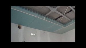 Гипсокартонный потолок в 2-а уровня который подходит под любые стили кухни+ шпаклёвка! От А до Я.