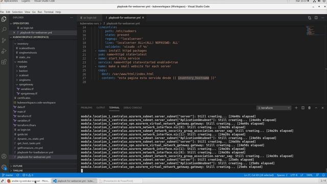 Proyecto avanzado terraform- ansible- azure
