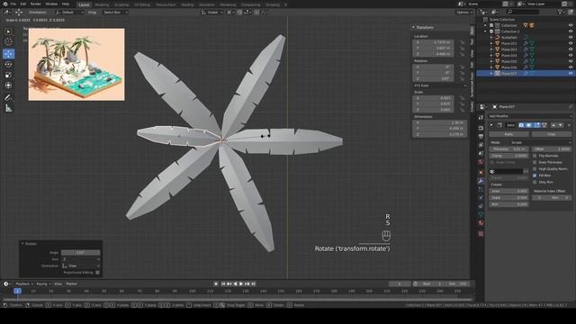 Моделируем Low Poly Остров в Blender 2.8 | Часть 1| Уроки Blender на русском| Blender для начинающи смотреть онлайн