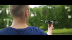 DJI Spark - запуск с ладони (управление жестами)