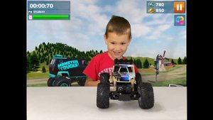 Наша первая распаковка! Монстр трак! Открываем вместе!!! Our first unpacking! Monster truck!