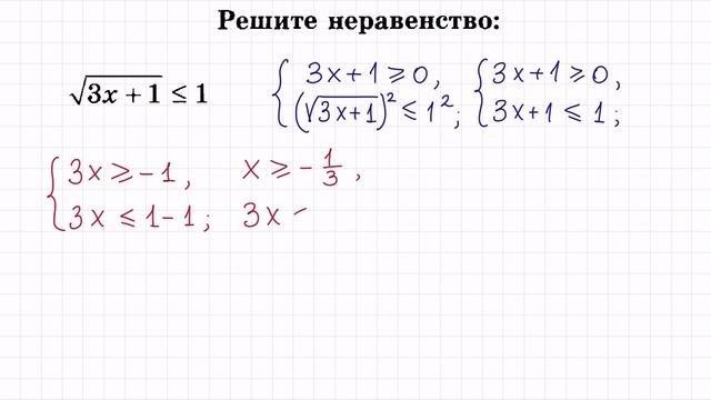 Иррациональные неравенства #2