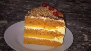 Морковный торт. Домашний торт очень вкусный.