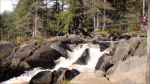 Карелия. Водопад Ахвенкоски, водопад Юханкоски(Белые мосты)