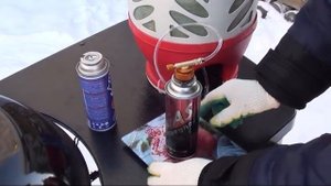 Как заправить туристический газовый баллончик