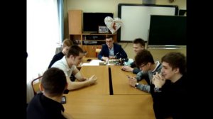 Поздравление девочек с 8 марта от мальчиков 10 "Б"