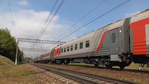 ЧС7-272. С фирменным поездом №001И, "Волгоград", сообщением: Москва - Волгоград.