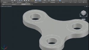 AutoCAD 3D Modeling | Design 5 | Fidget Spinner