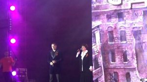 Галина Беседина и Сергей Тараненко(Артисты Москонцерта,8 мая 2018,Поклонная  Гора)