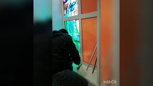 Монтаж витража в пластиковое окно смотреть онлайн
