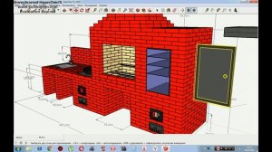 5. Барбекю ( 4.55х1.17) с Коптильней Холодного  и Горячего копчения, Мойкой и Казаном Своими Руками