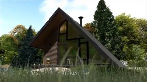 Жилой дом из сендвич-панелей 48-64кв.м