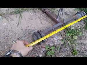 Обзор с размерами подката к мотоблоку Угра