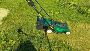мульчирование Электрическая газонокосилка FinePower GRL200-43