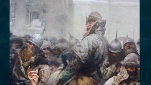 Лебедев Клавдий Васильевич 1852 1916 «Увоз колокола  Марфа Посадница»