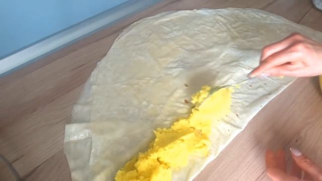 Слоёные рулетики из лаваша (Юфка, Фило) с картофельной начинкой.