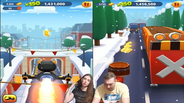 Джинджерский забег в игре Том за золотом! Супер Джинджер против Пирата Джинджера от Каталекс!
