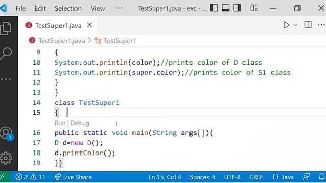 super keyword in java - JAVA PROGRAMMING смотреть онлайн