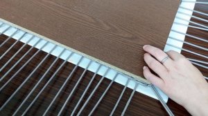 диванчик (лежанка) для кошки из бумажной лозы. Часть 1