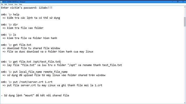 BÀI 1: THIẾT LẬP SAMBA SERVER - CLIENT - PHẦN 1 смотреть онлайн