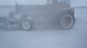 самоделный снегоуборщик на т-16