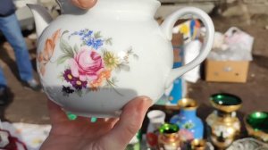 СЮРПРИЗ НА БАРАХОЛКЕ! КИЕВ ФЕВРАЛЬ 2024. ПОСУДА СССР ЗА КОПЕЙКИ. МОРЕ ПОСУДЫ. СЕРЕБРО СССР.