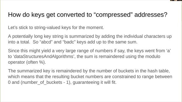 COP4530C - Data Structures, Overview of Hashing