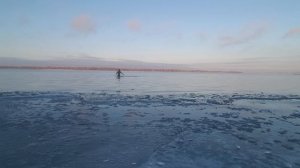 Моржевание. Плаваем на Волге в Волгограде 6 декабря. Температура утром -13.