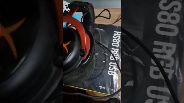 Headset Antigo (Hyperx) vs Headset Novo (Corsair) #unboxing #hs80 #hyperx #ps5 #pc #gaming смотреть онлайн